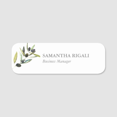 Name Tag Template Professional Business