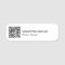 Name Tag Template Professional Business QR code