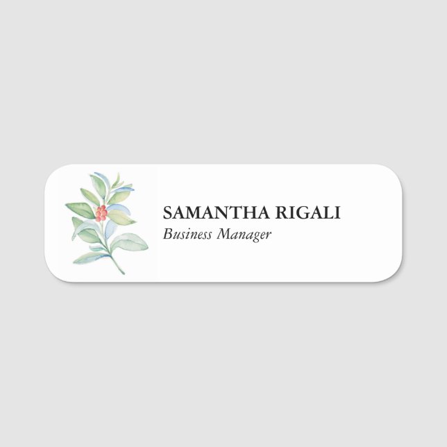 Name Tag Template Xmas (Front)