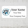 Name Tag with Veterinarian Logo Custom Text Badge