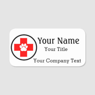 veterinary name tags zazzle