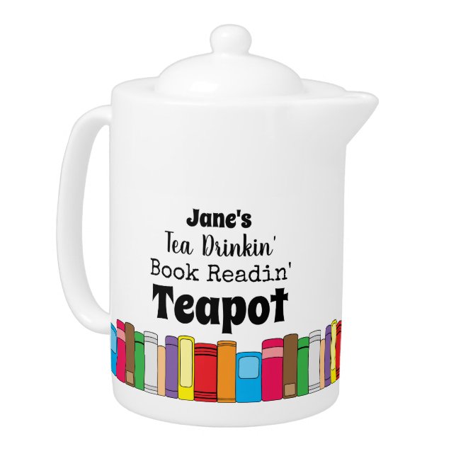 Name Tea Drinking, Mystery Reading Teapot (Left)