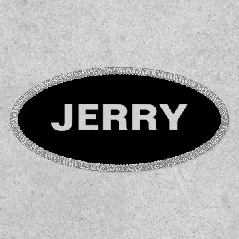 Name Template Patch by JerryLambert at Zazzle