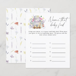Name that baby food shower game - Baby Lamb