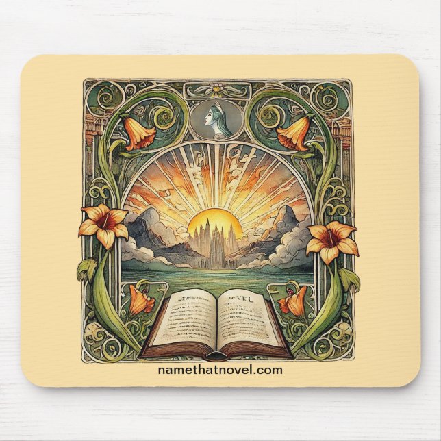 Name That Novel Mouse Pad (Front)