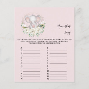 Name that song Baby Shower Game