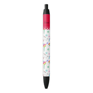 Name white gymnastics rainbows unicorns pen
