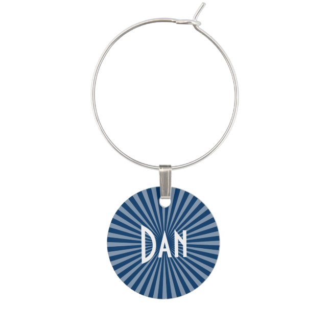 Name Wine Charm (Front)