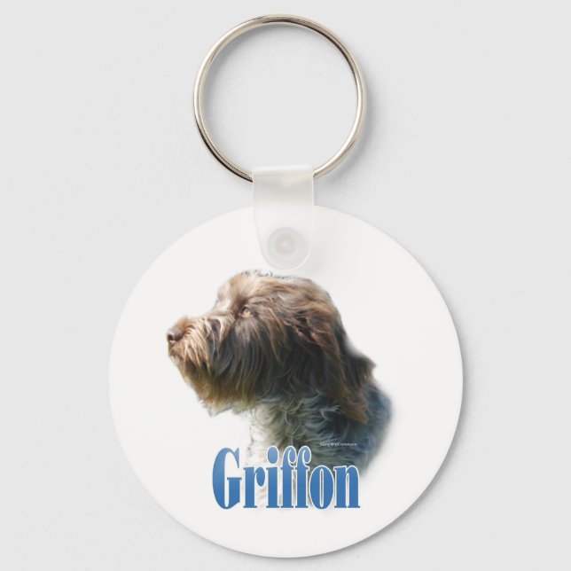 Name Wirehaired Pointing Griffon  Keychain (Front)