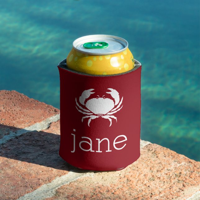 Name With Crab Can Cooler (In Situ Pool)
