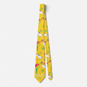 Name yellow gymnastics rainbows unicorns tie