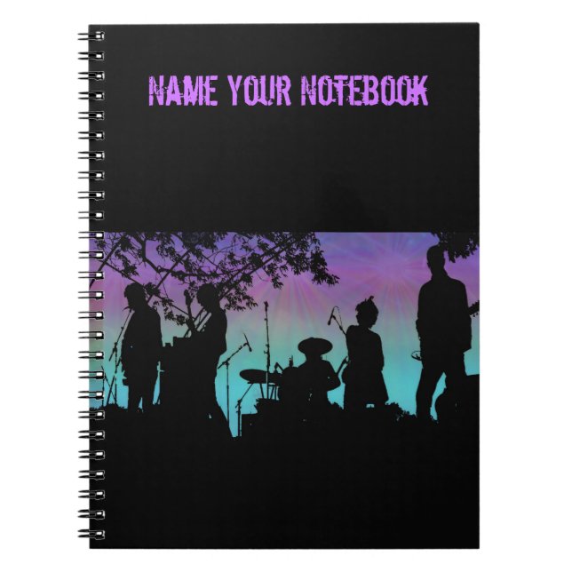 Name Your Band Personalized Music Notebook (Front)