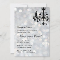 Name your Event Silver Grand Ballroom Invitation