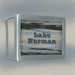 Name Your Favorite Lake Water Blue Beige Black Belt Buckle<br><div class="desc">This multicolored blue, beige black and gray belt buckle is Designed by Nature with rippling dark lake water reflecting blue sky and white clouds. This stylish belt buckle is sophisticated and elegant while also being naturally earthy and rustic. The colors of this distinctive belt buckle coordinate with almost any style....</div>