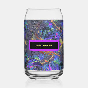 Name Your Poison Can Glass
