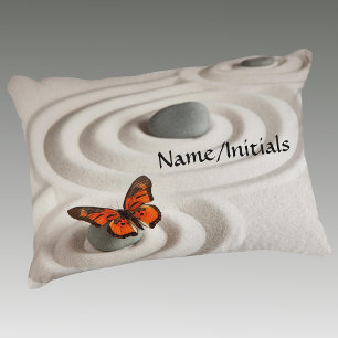 Name, Zen Garden, Brushed Polyester Yoga Accent Pillow