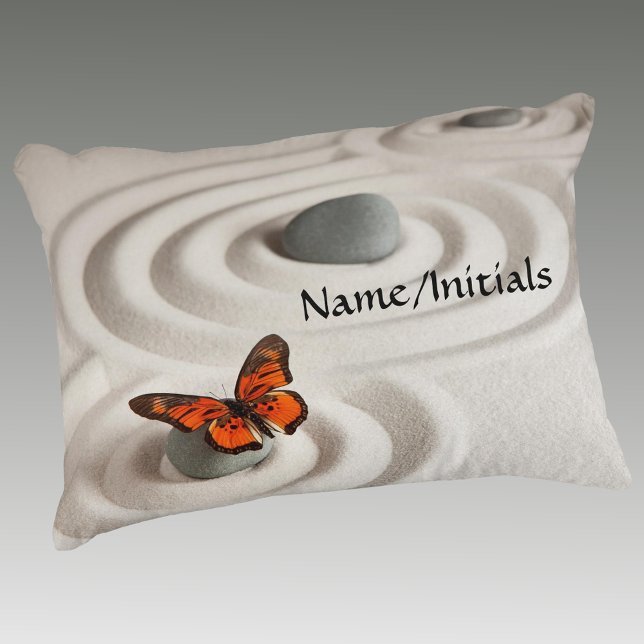 Name, Zen Garden, Brushed Polyester Yoga Accent Pillow (Creator Uploaded)