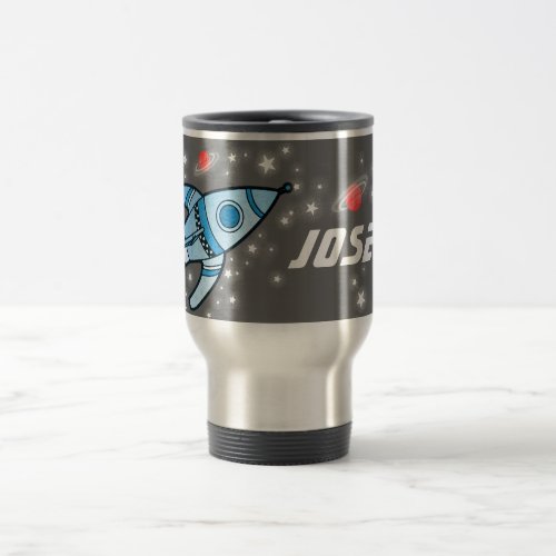 Named 6 letter space grey blue red kids mug