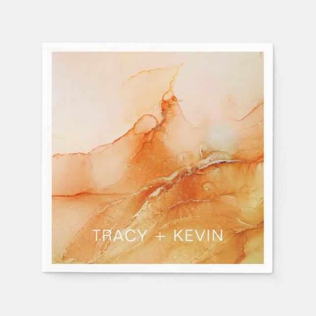 Named Abstract  Napkins (Front)