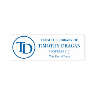 Named Book Stamp
