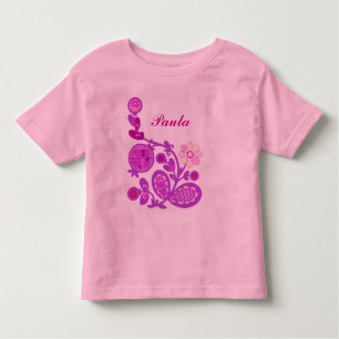 Named Flowers Deco Toddler T-shirt