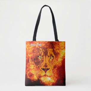 Named Lion of Judah Tote Bag