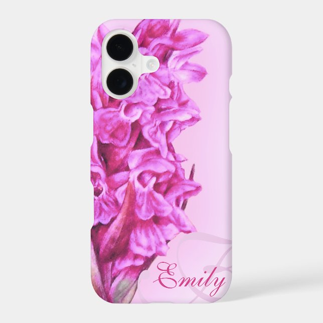 Named orchid floral pink  Case-Mate iPhone case (Back)