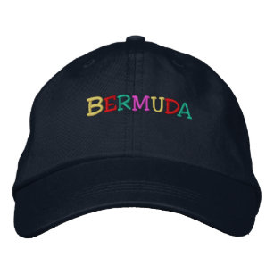 Namedrop Nation_Bermuda multi-colored Embroidered Baseball Hat