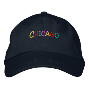 Namedrop Nation_Chicago multicolored Embroidered Baseball Cap