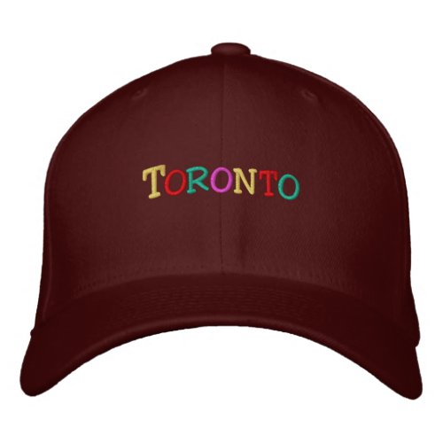 Namedrop Nation_Toronto multi_colored Embroidered Baseball Cap