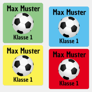 Namensetiketten - Fußball   wasserfest Kids' Labels