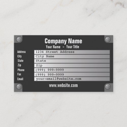 nameplate business card templates