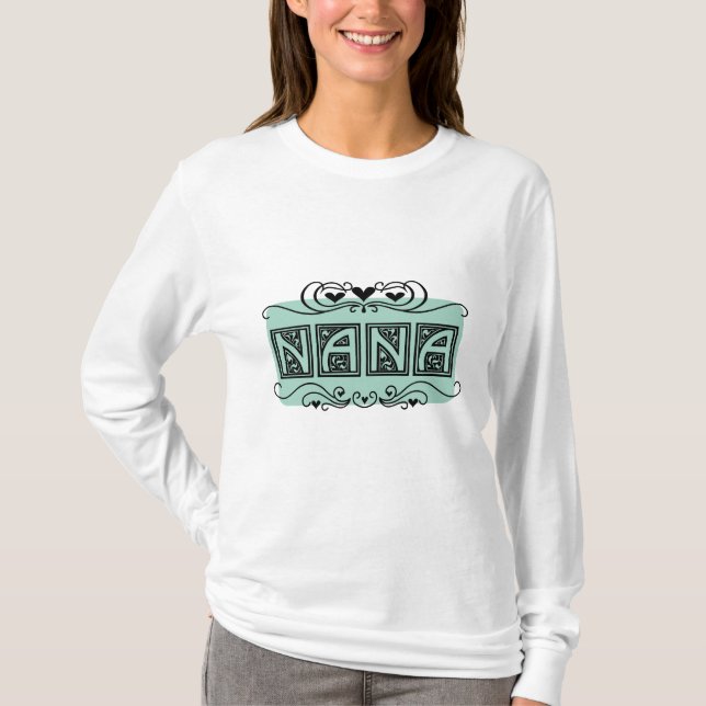 Nameplate Nana T-shirts and Gifts (Front)