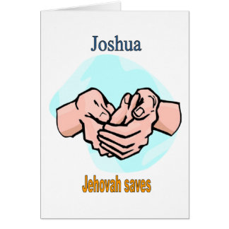 Names&Meanings - Joshua Cards