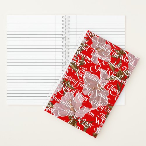Names of Christ Christmas  Notebook
