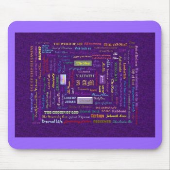 Names Of God Mouse Pad by charlynsun at Zazzle