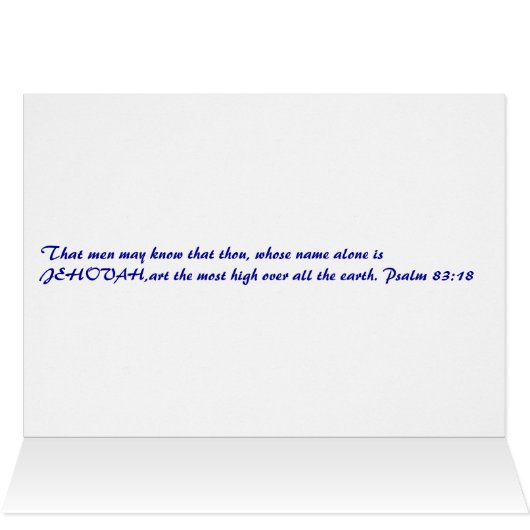 Names of God Scripture collection Cards (Inside Horizontal (Top))
