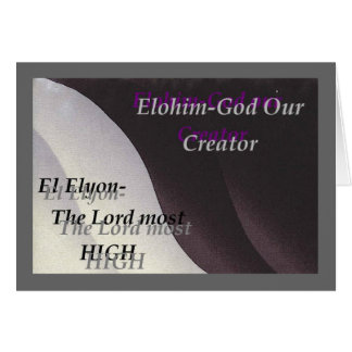 Names of God Scripture collection Cards