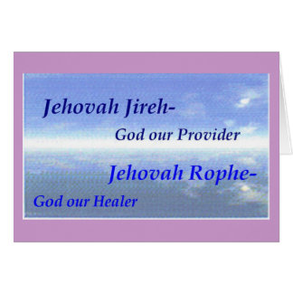 Names of God Scripture collection Cards