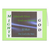 Names of God Scripture collection Cards (Front Horizontal)