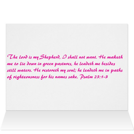 Names of God Scripture collection Cards (Inside Horizontal (Top))