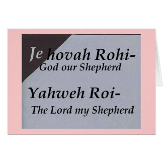 Names of God Scripture collection Cards