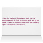 Names of god scripture collection cards (Inside Horizontal (Top))