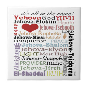 Names of God-Subway Art Ceramic Tile