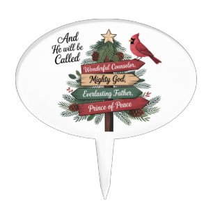 Names of Jesus Cake Topper