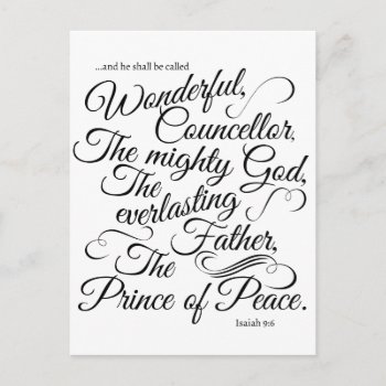 Names Of Jesus Christ Postcard by RoseRedVioletBlue at Zazzle