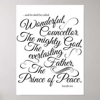 Names Of Jesus Christ Poster by RoseRedVioletBlue at Zazzle