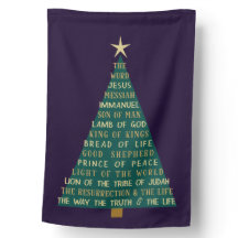 Names of Jesus Christmas Tree