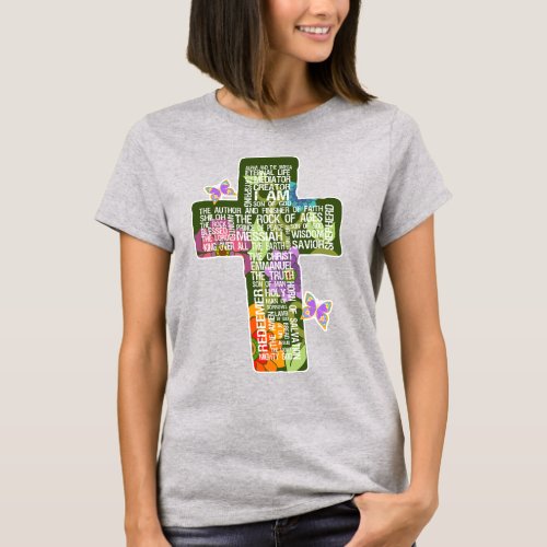 Names Of Jesus Cross T_Shirt