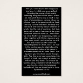 Names of Jesus/ Eph 2: 1-10 Gospel tract (Back)